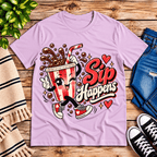 Sip Happens Premium T-Shirt in lilac, flat lay