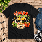 Sleepy Soup Club Premium T-Shirt in vintage black, flat lay