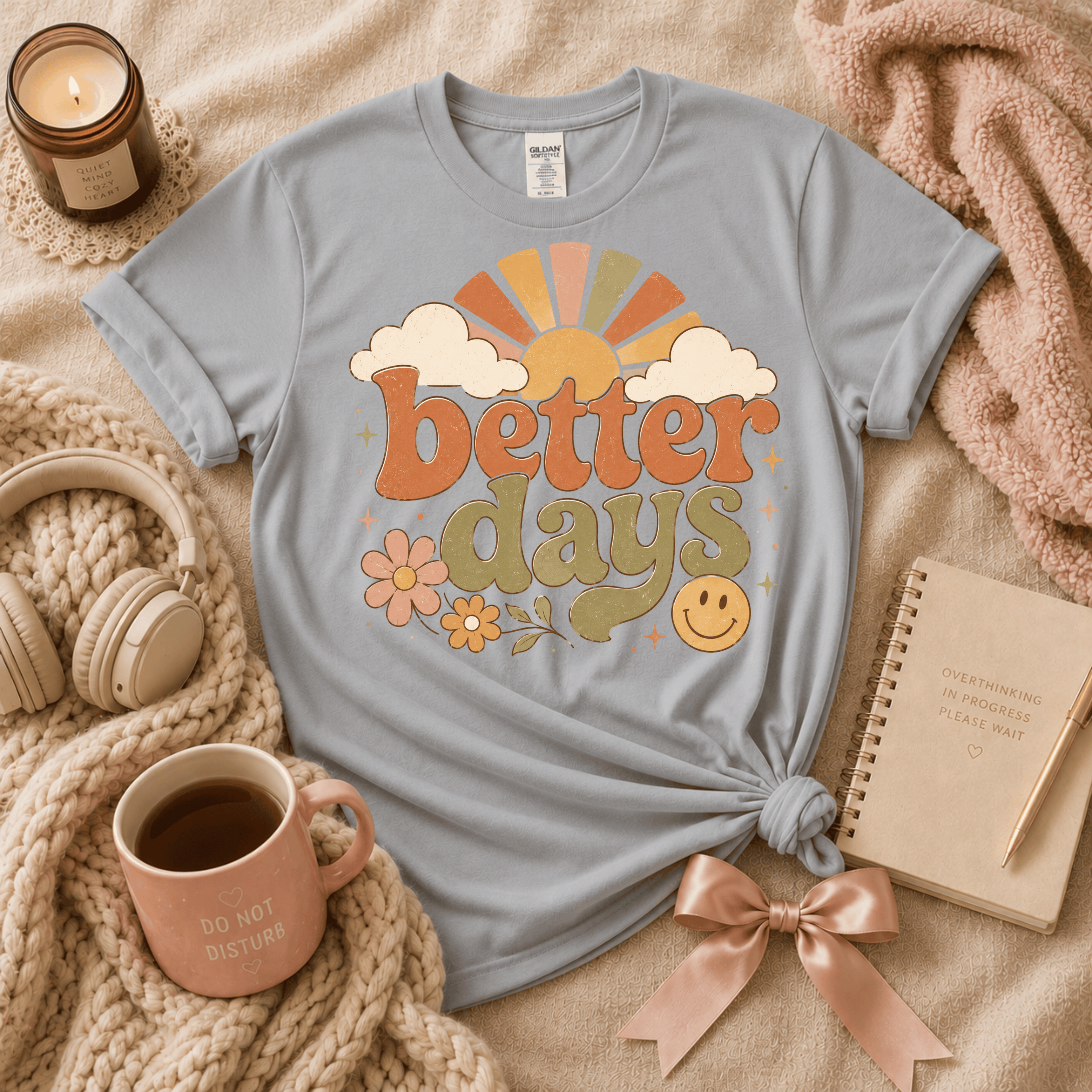 Better Days | Funny Introvert Graphic T-Shirt