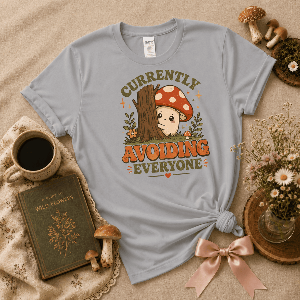 Currently Avoiding | Cottagecore Graphic T-Shirt