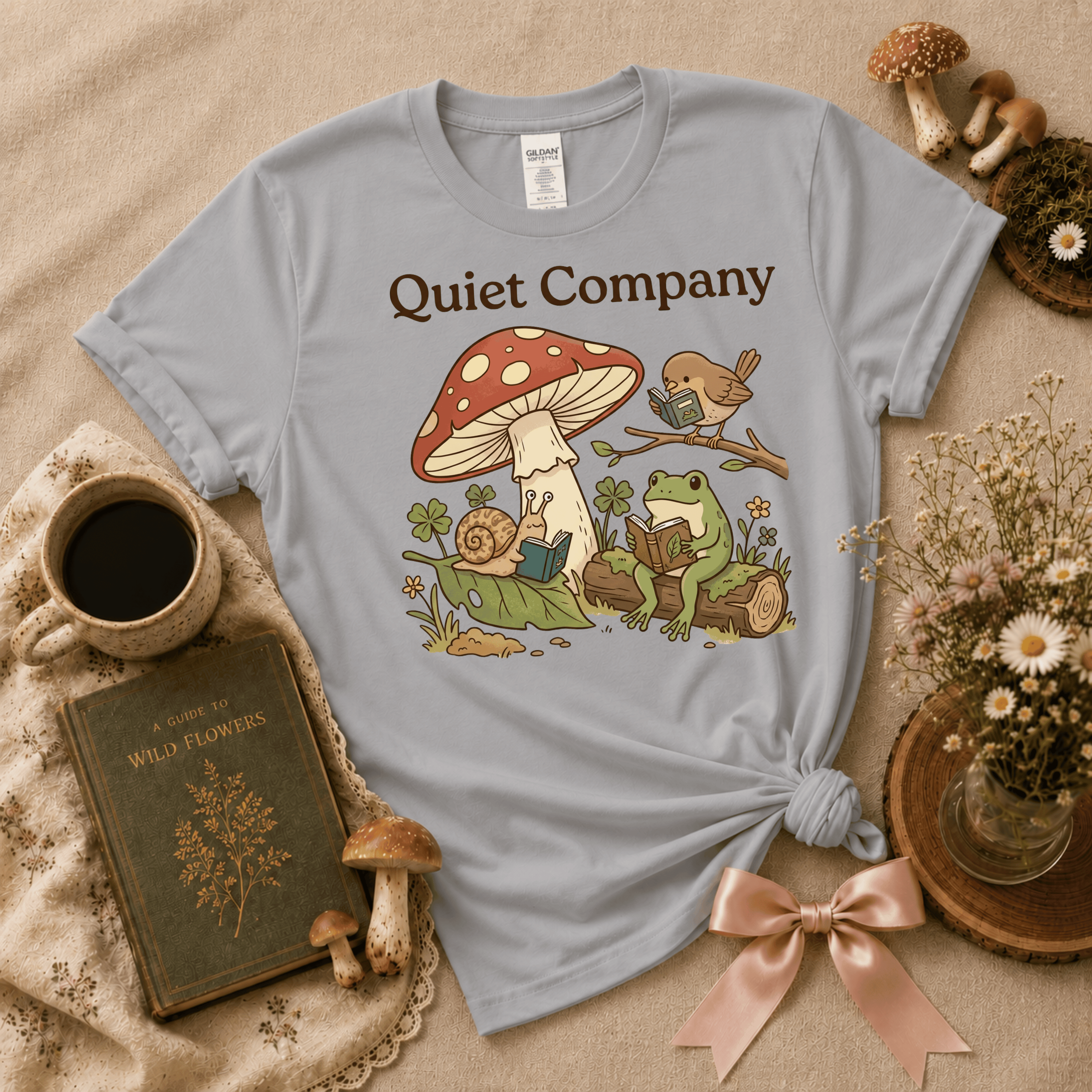 Quiet Company | Cottagecore Graphic T-Shirt