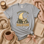 Powered By Solitude | Funny Introvert Graphic T-Shirt