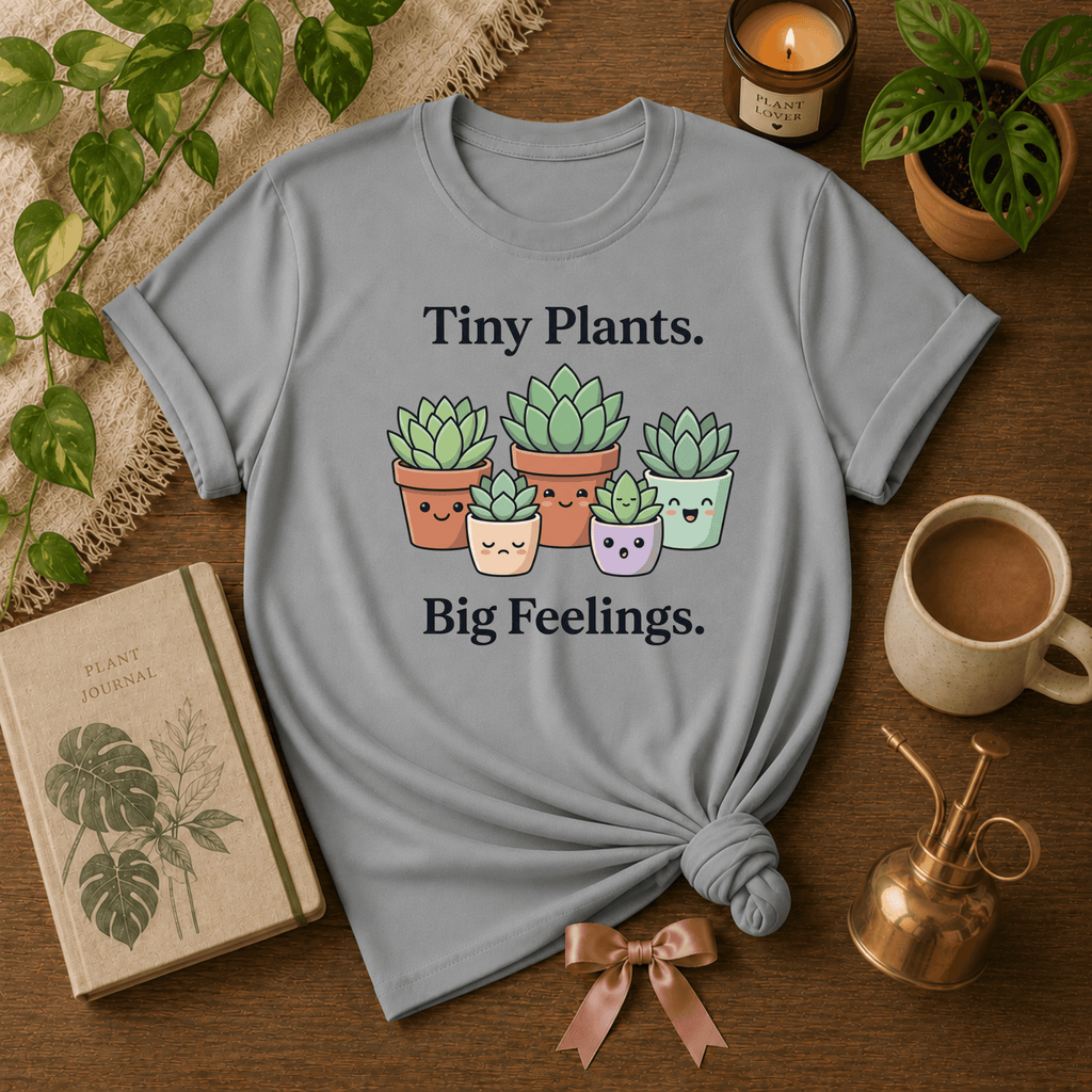 Big Feelings | Plant Lover Graphic T-Shirt