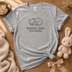 Peaceful, Quiet | Cute Animal Graphic T-Shirt