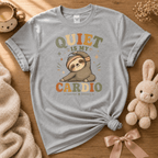 Quiet Is My Cardio | Cute Animal Graphic T-Shirt