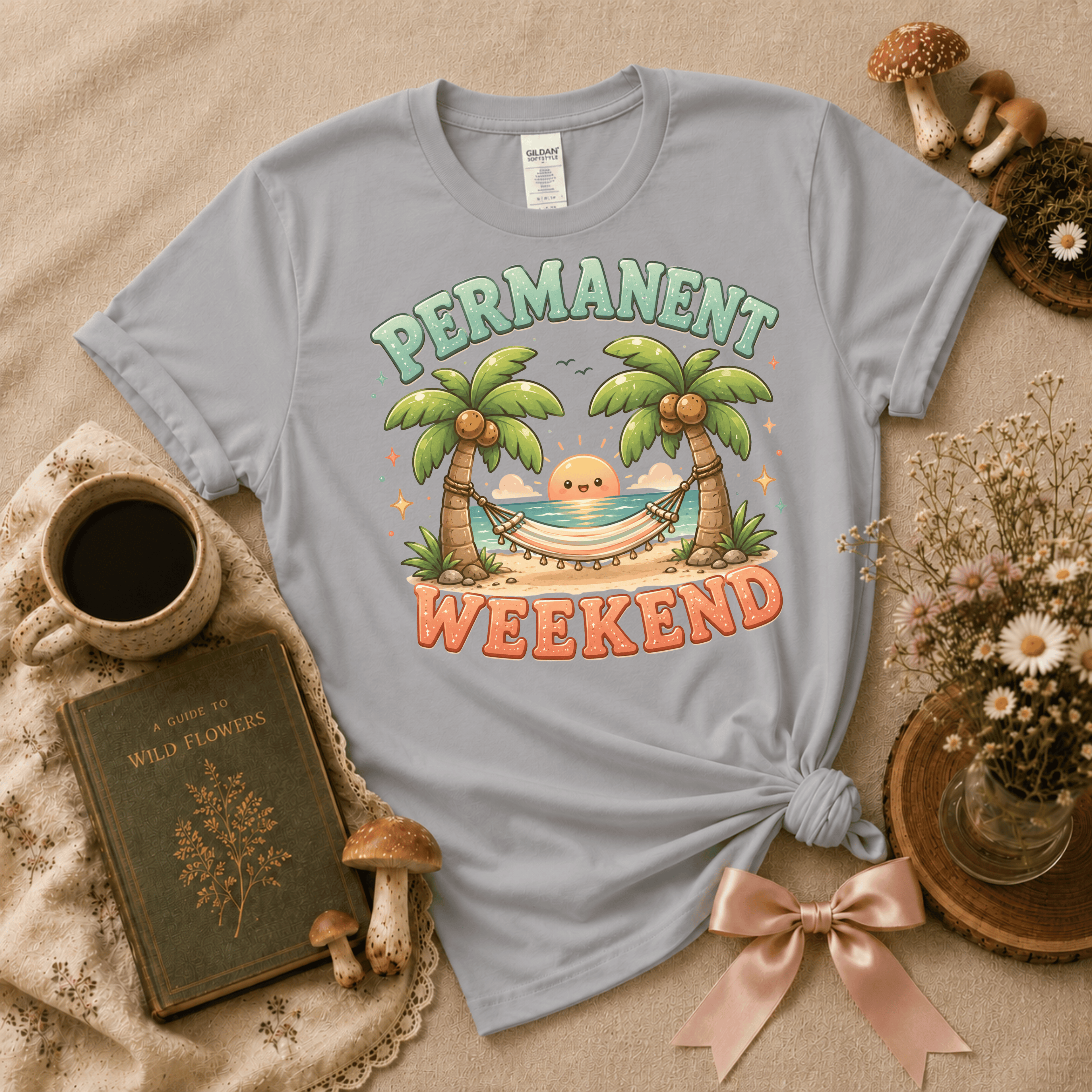 Permanent Weekend | Cottagecore Graphic T-Shirt