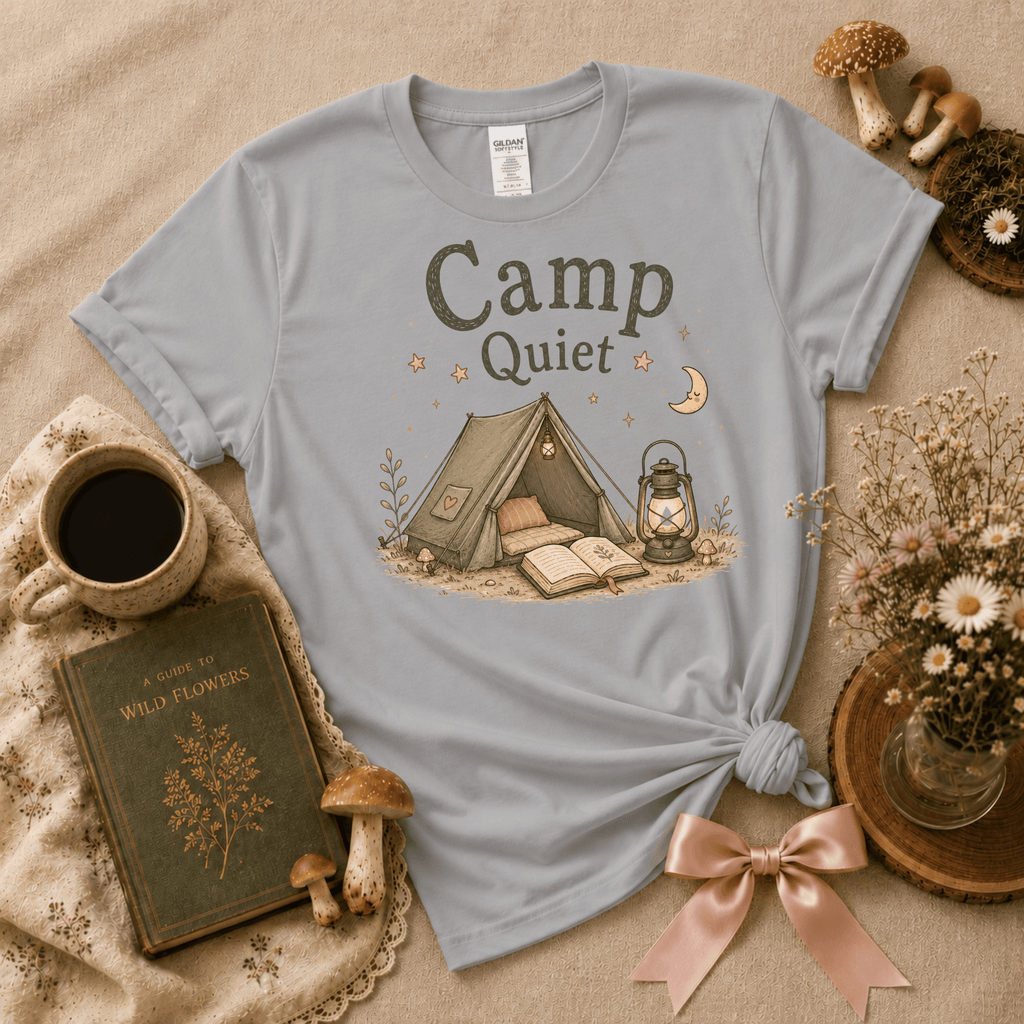 Camp Quiet | Cottagecore Graphic T-Shirt