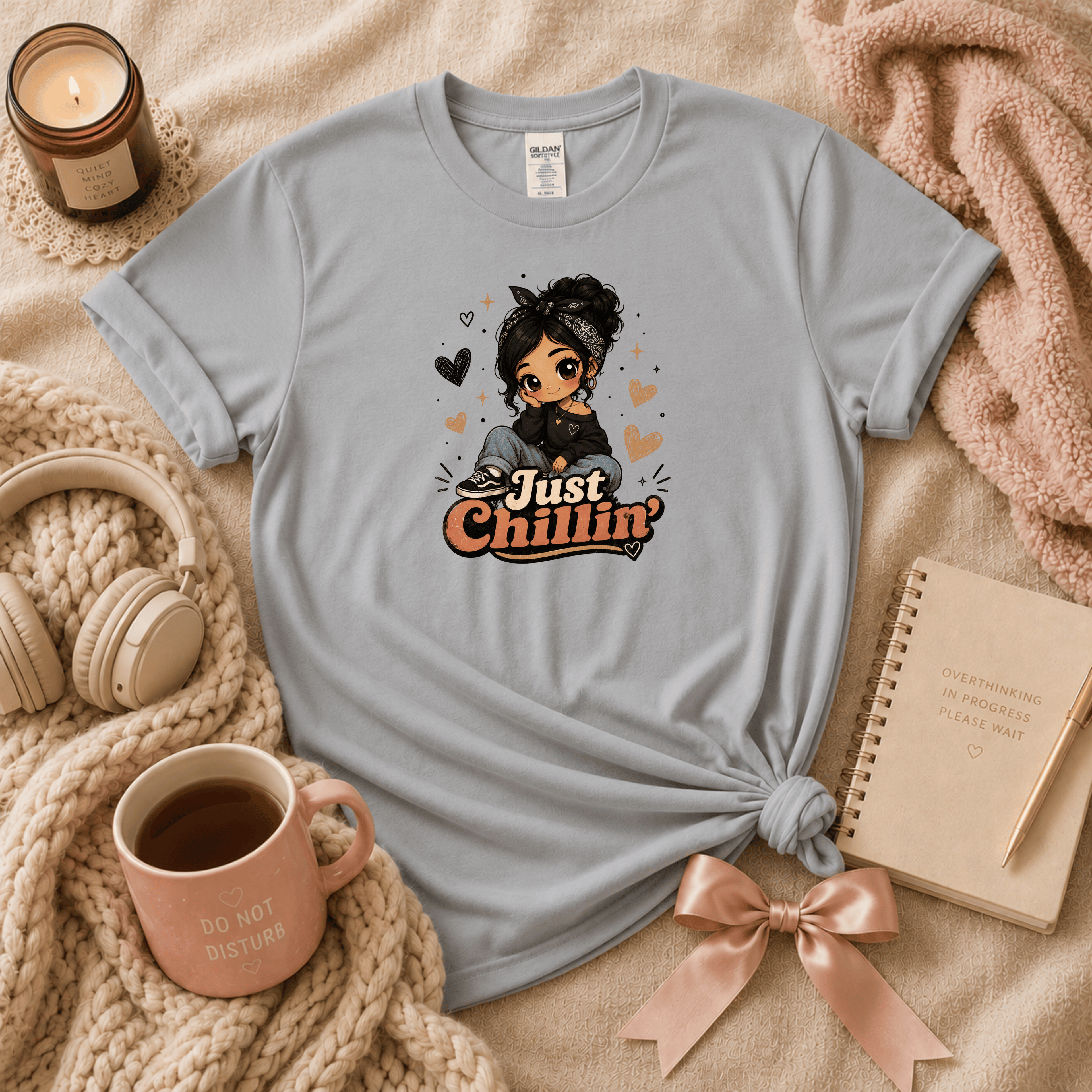 Just Chillin' | Funny Introvert Graphic T-Shirt