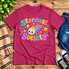 Stardust Society Premium T-Shirt in berry, flat lay