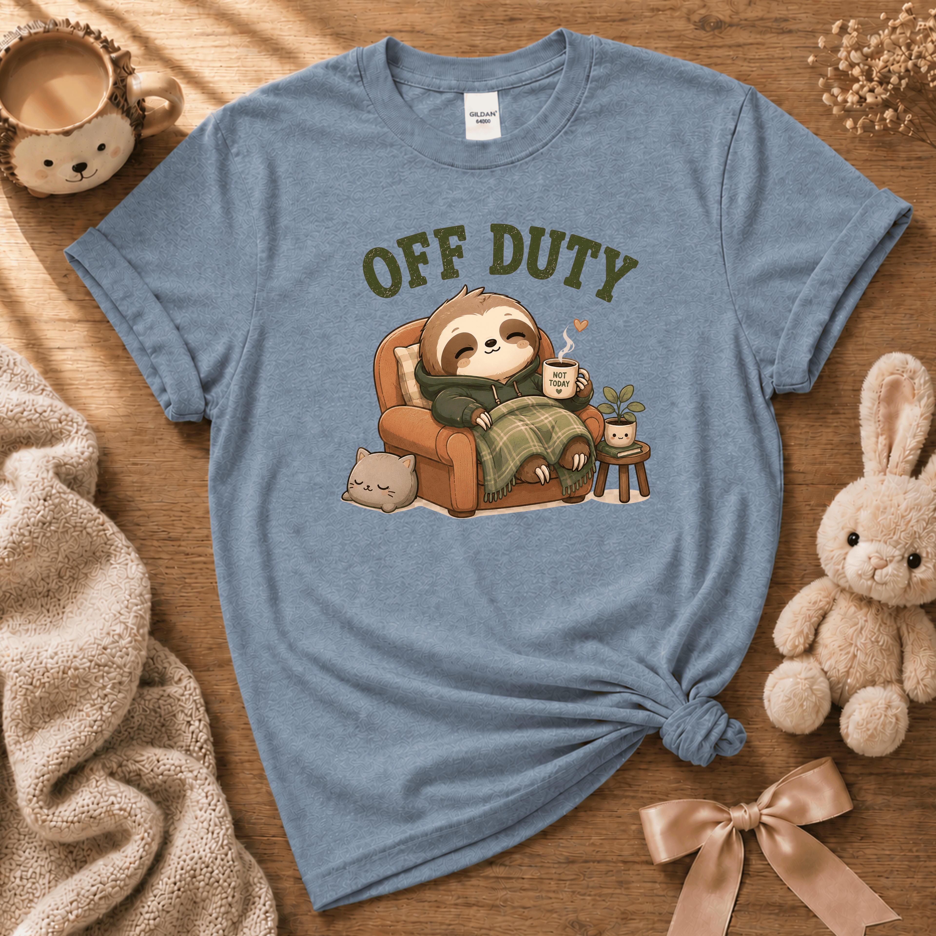 Off Duty | Cute Animal Graphic T-Shirt