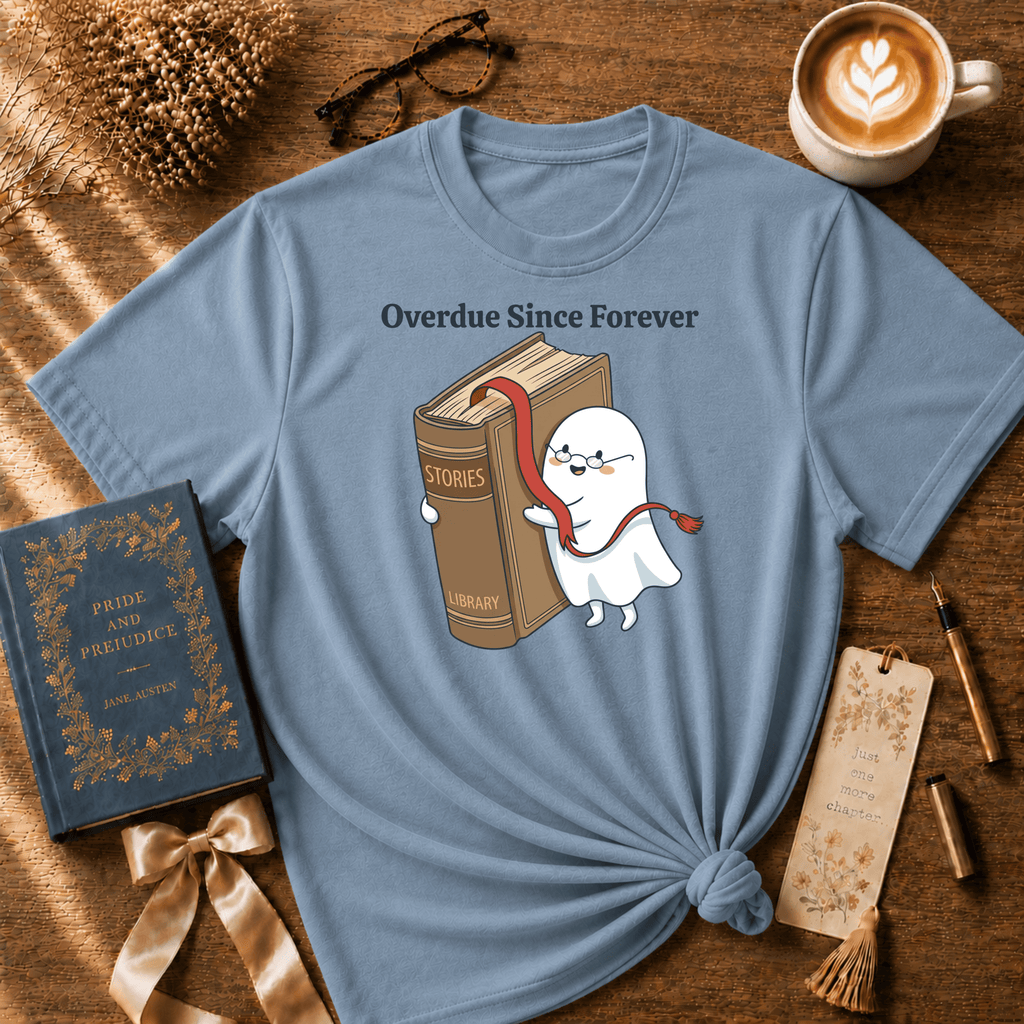 Overdue | Book Lover Graphic T-Shirt