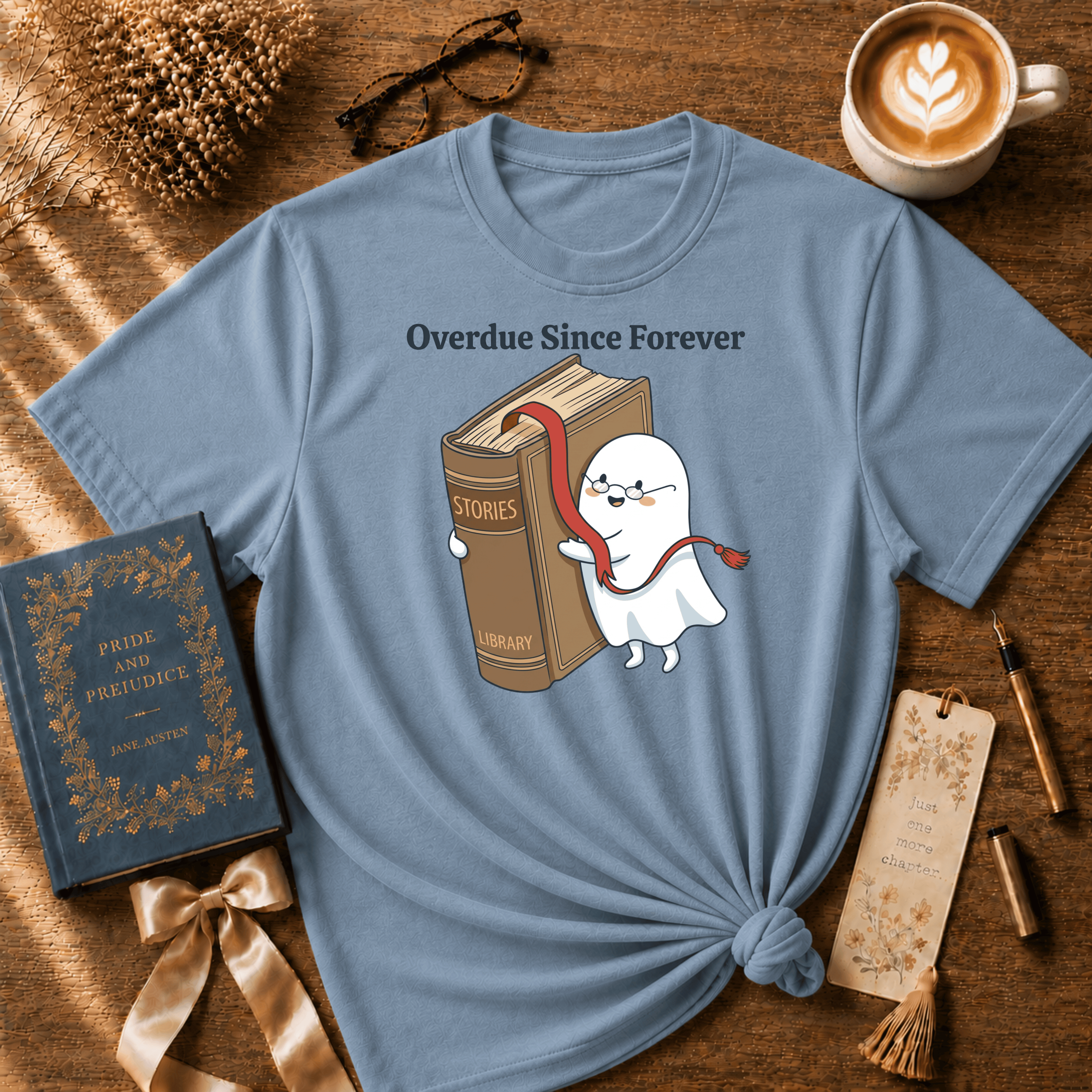Overdue | Book Lover Graphic T-Shirt