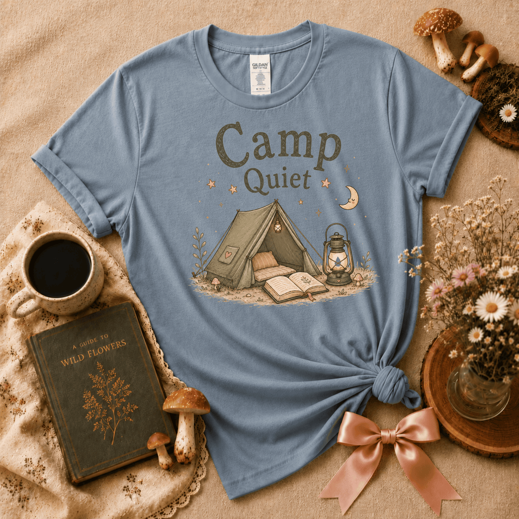 Camp Quiet | Cottagecore Graphic T-Shirt