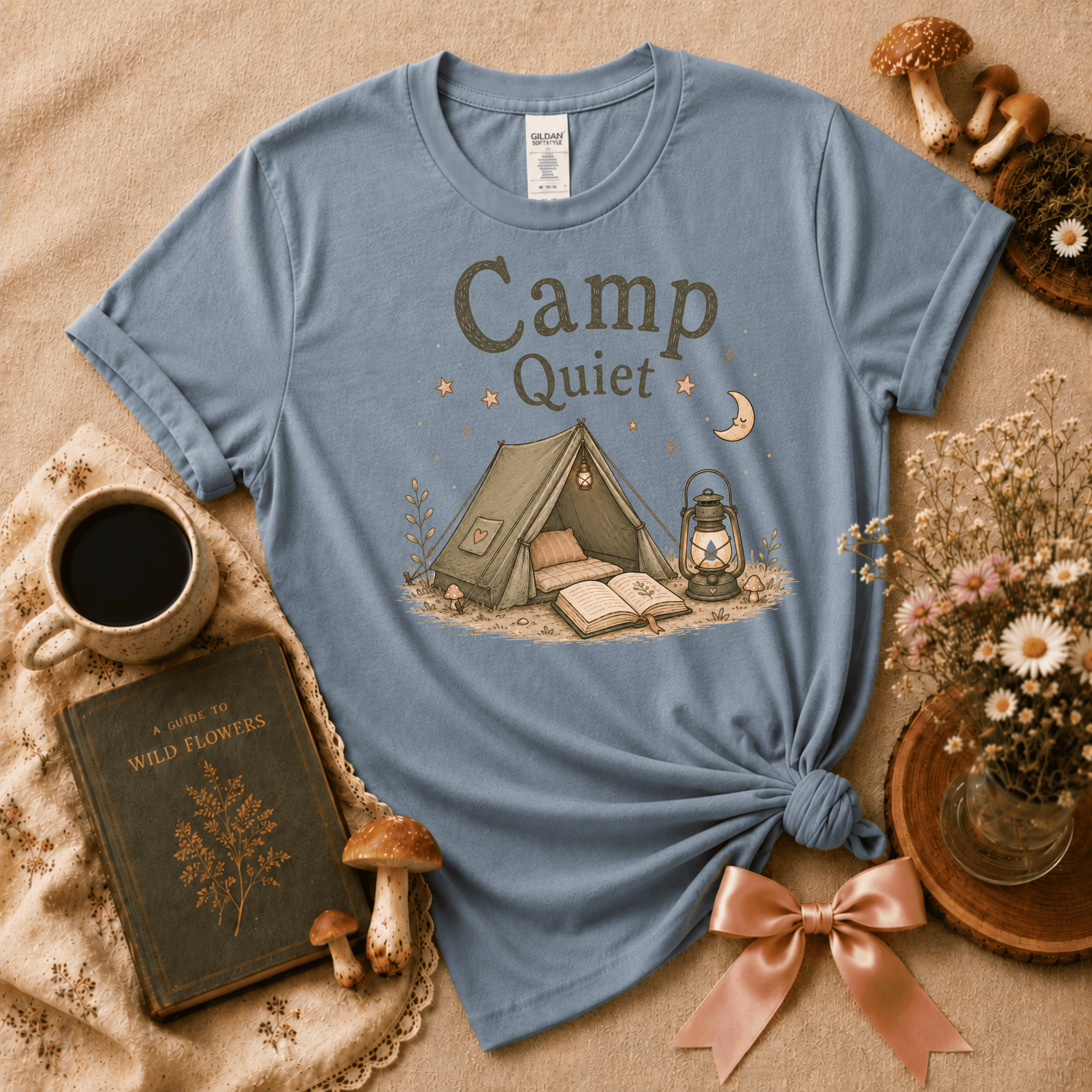 Camp Quiet | Cottagecore Graphic T-Shirt