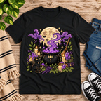 The Cauldron Premium T-Shirt in vintage black, flat lay