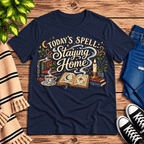 Today's Spell Premium T-Shirt in navy, flat lay
