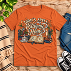 Today's Spell Premium T-Shirt in burnt orange, flat lay