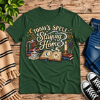 Today's Spell Premium T-Shirt in evergreen, flat lay