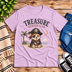 Treasure Hunter Club Premium T-Shirt in lilac, flat lay