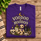 Voodoo & Hoodoo Premium T-Shirt in team purple, folded close-up