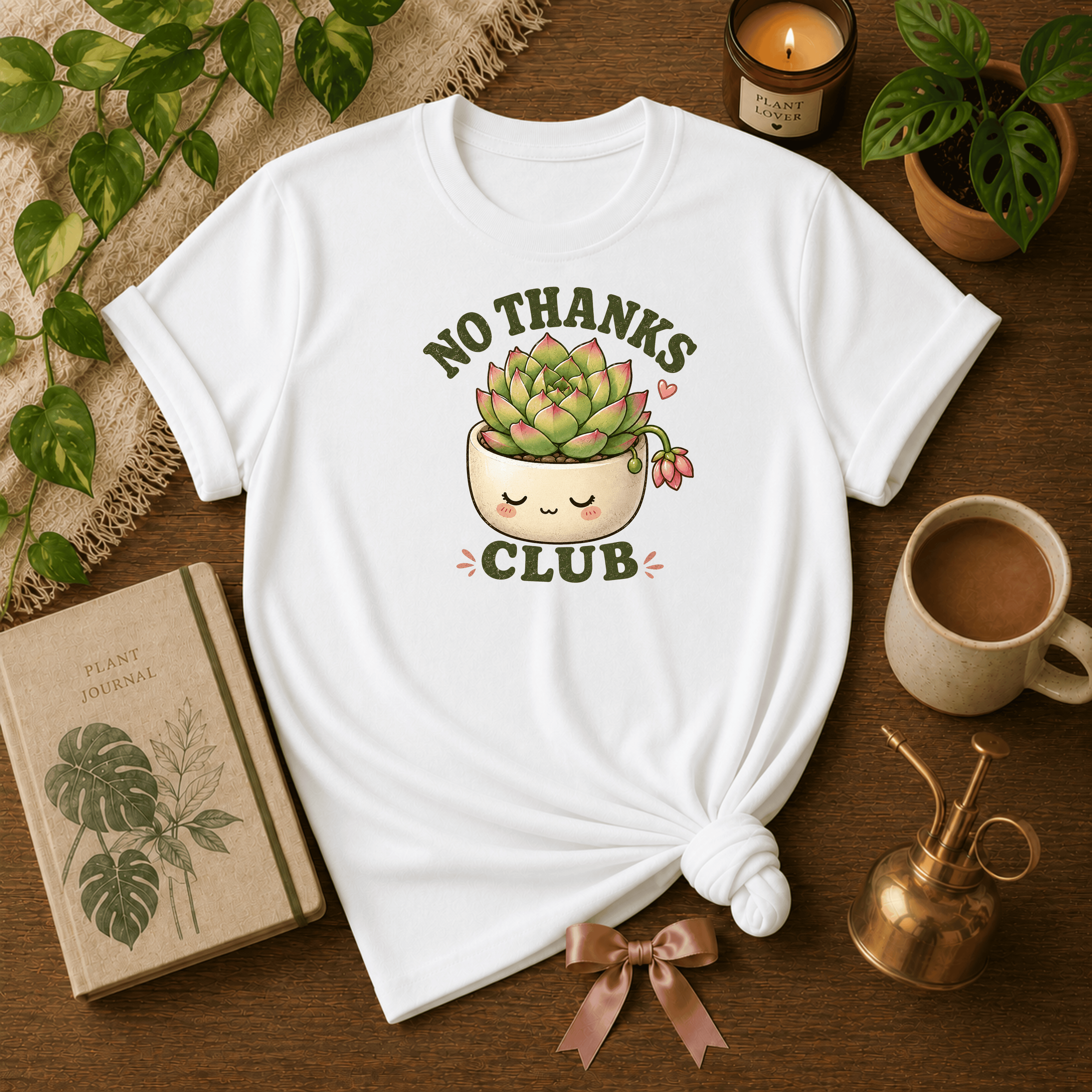 No Thanks Club | Plant Lover Graphic T-Shirt