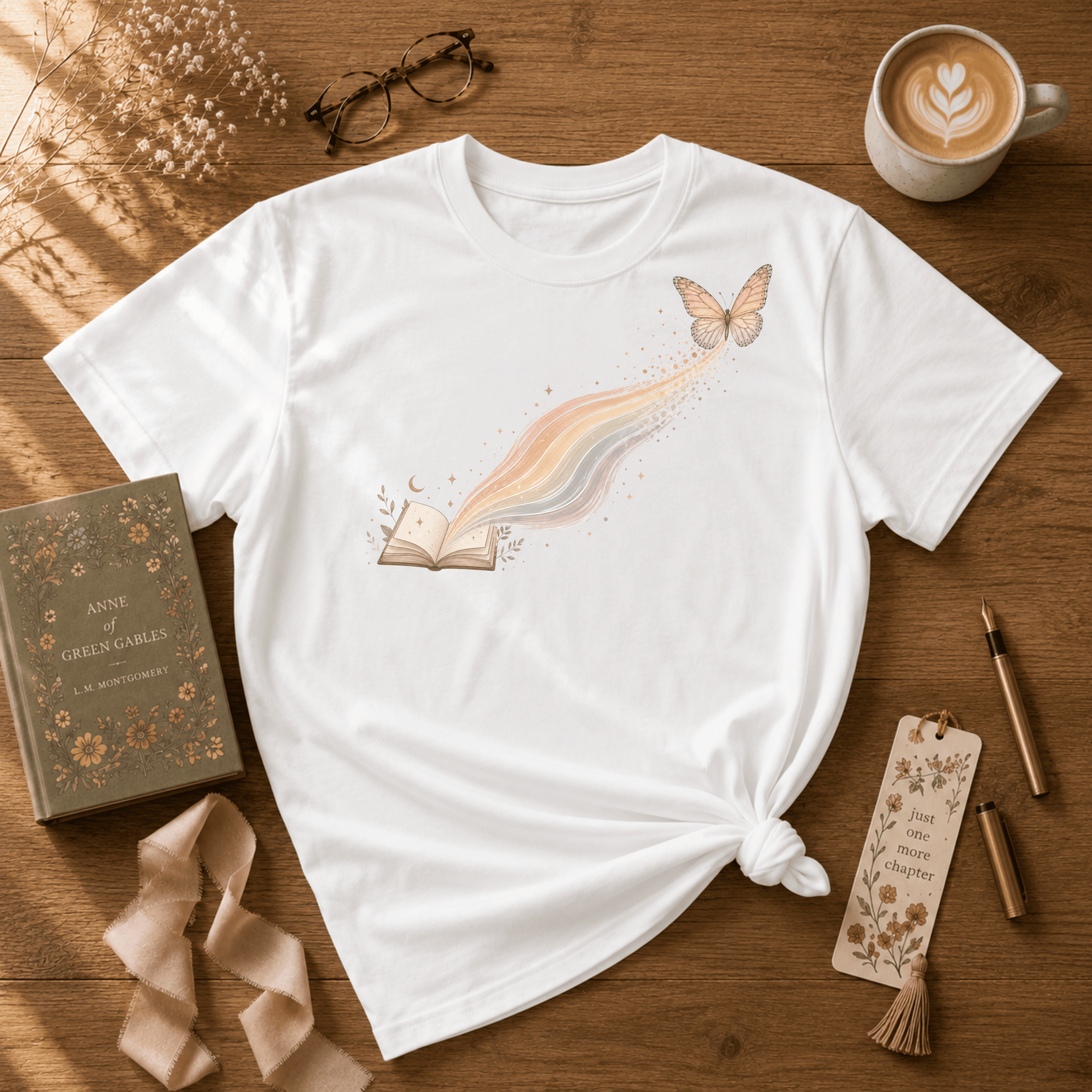 Rainbow Book | Book Lover Graphic T-Shirt