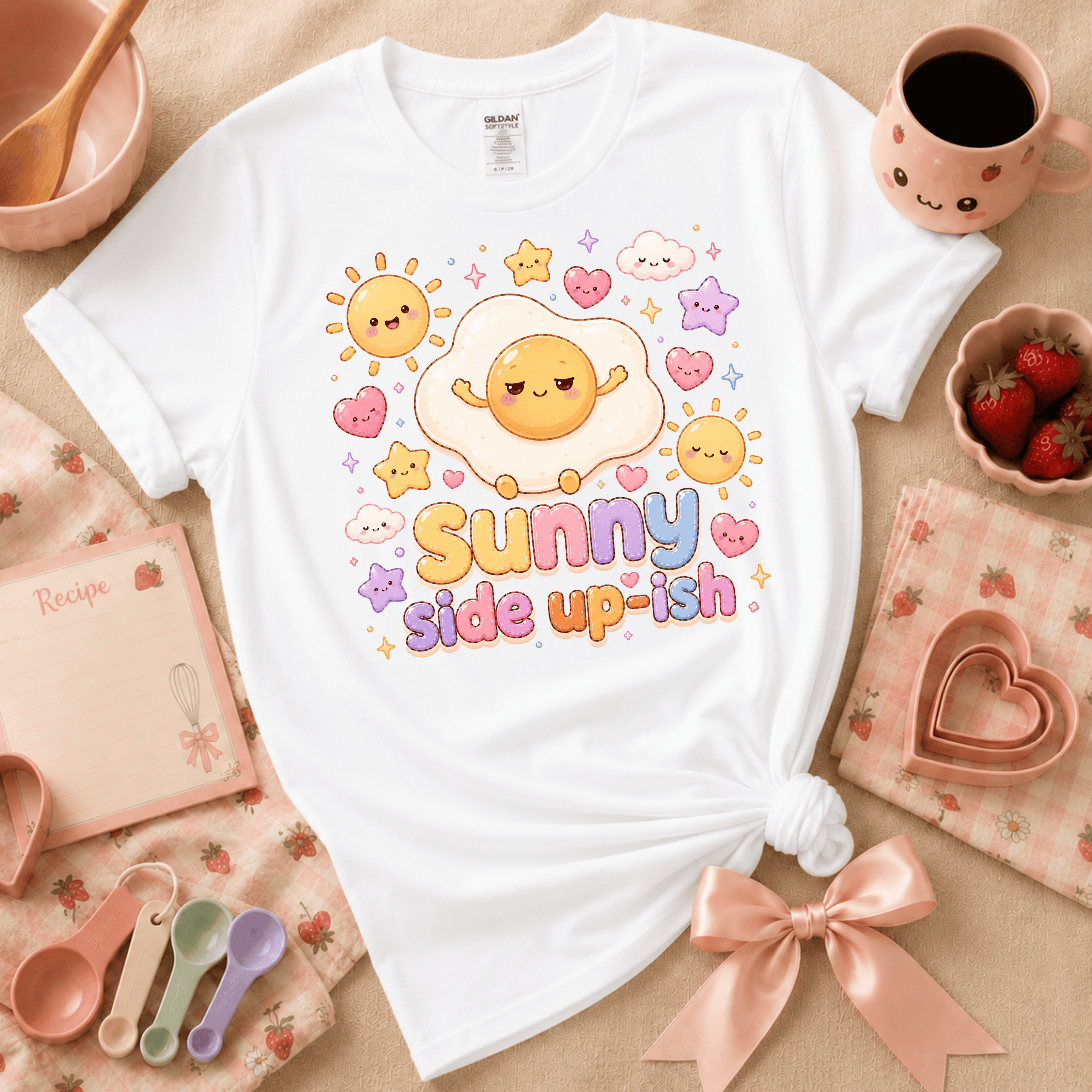 Sunny Side Up | Cute Food Graphic T-Shirt