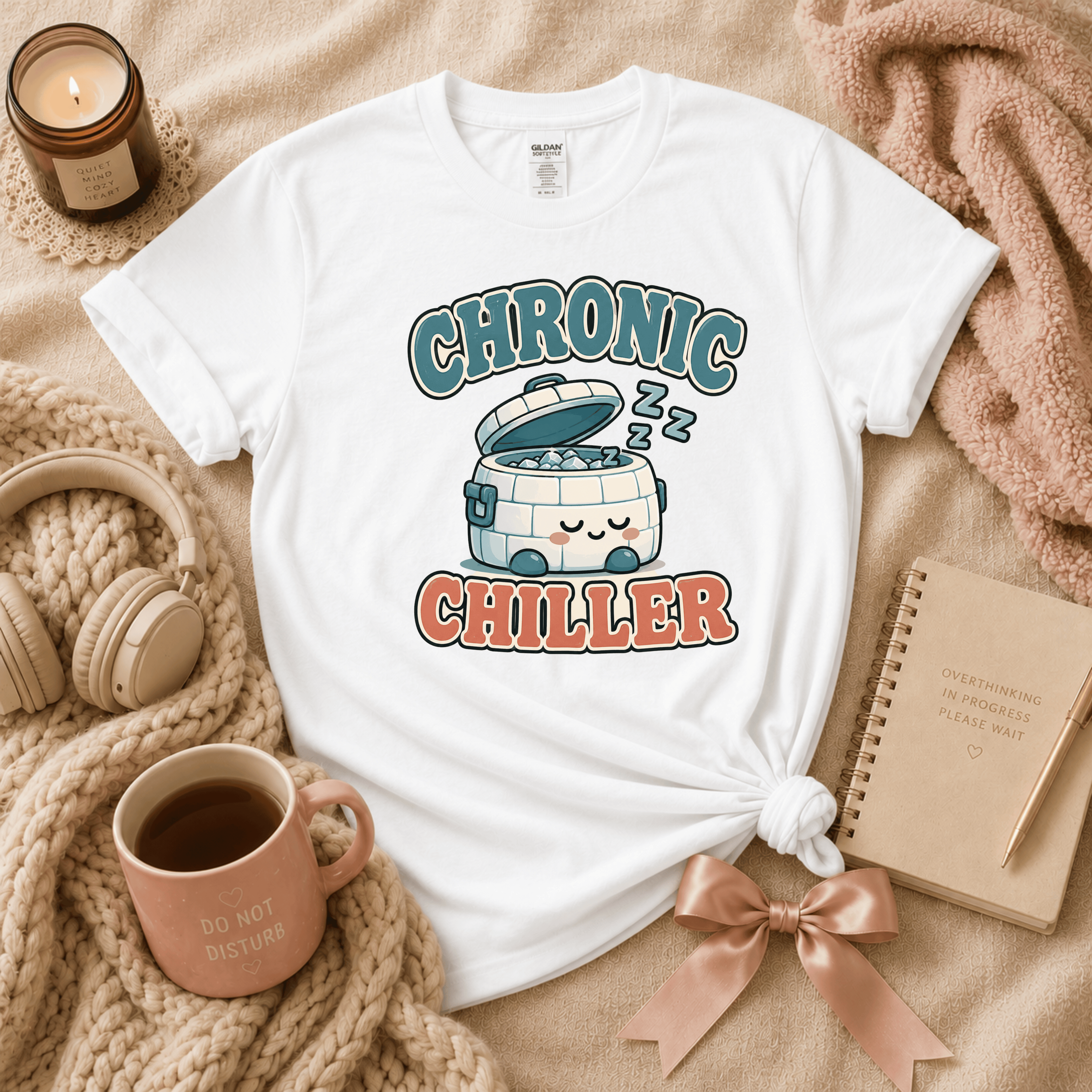 Chronic Chiller | Funny Introvert Graphic T-Shirt