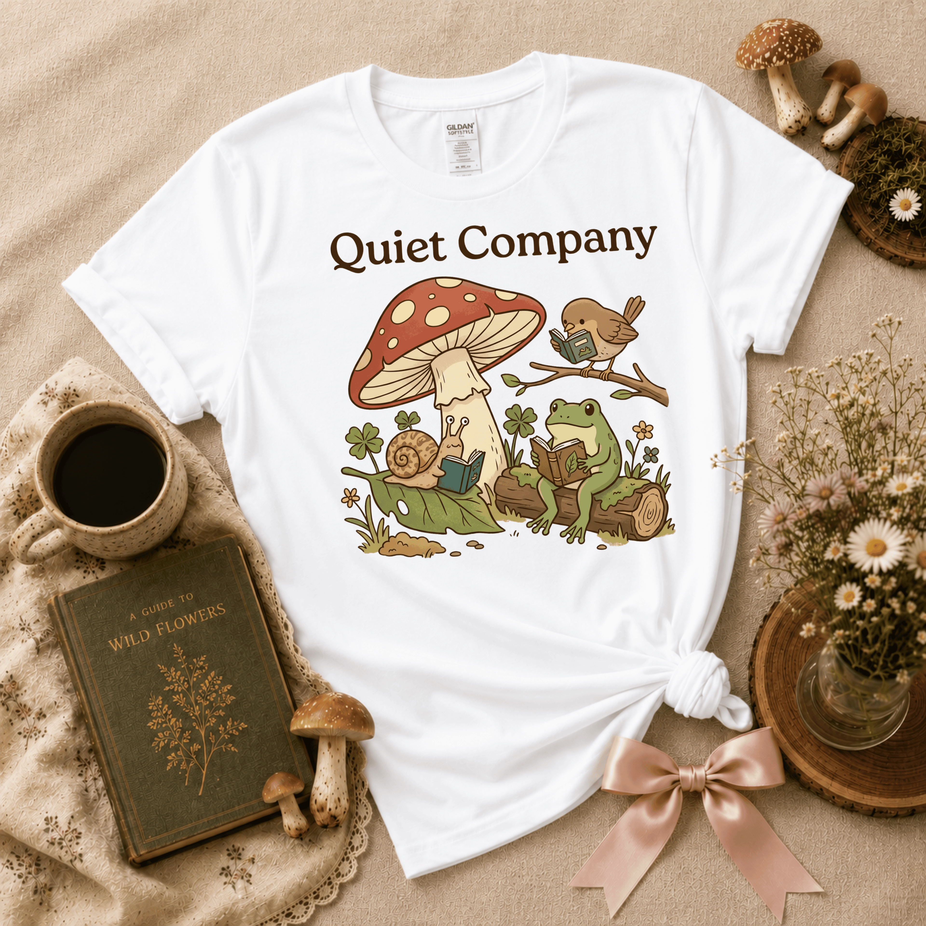 Quiet Company | Cottagecore Graphic T-Shirt