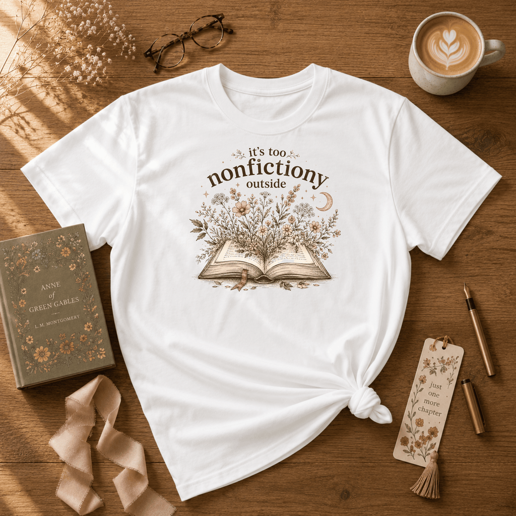 Non Fiction | Book Lover Graphic T-Shirt