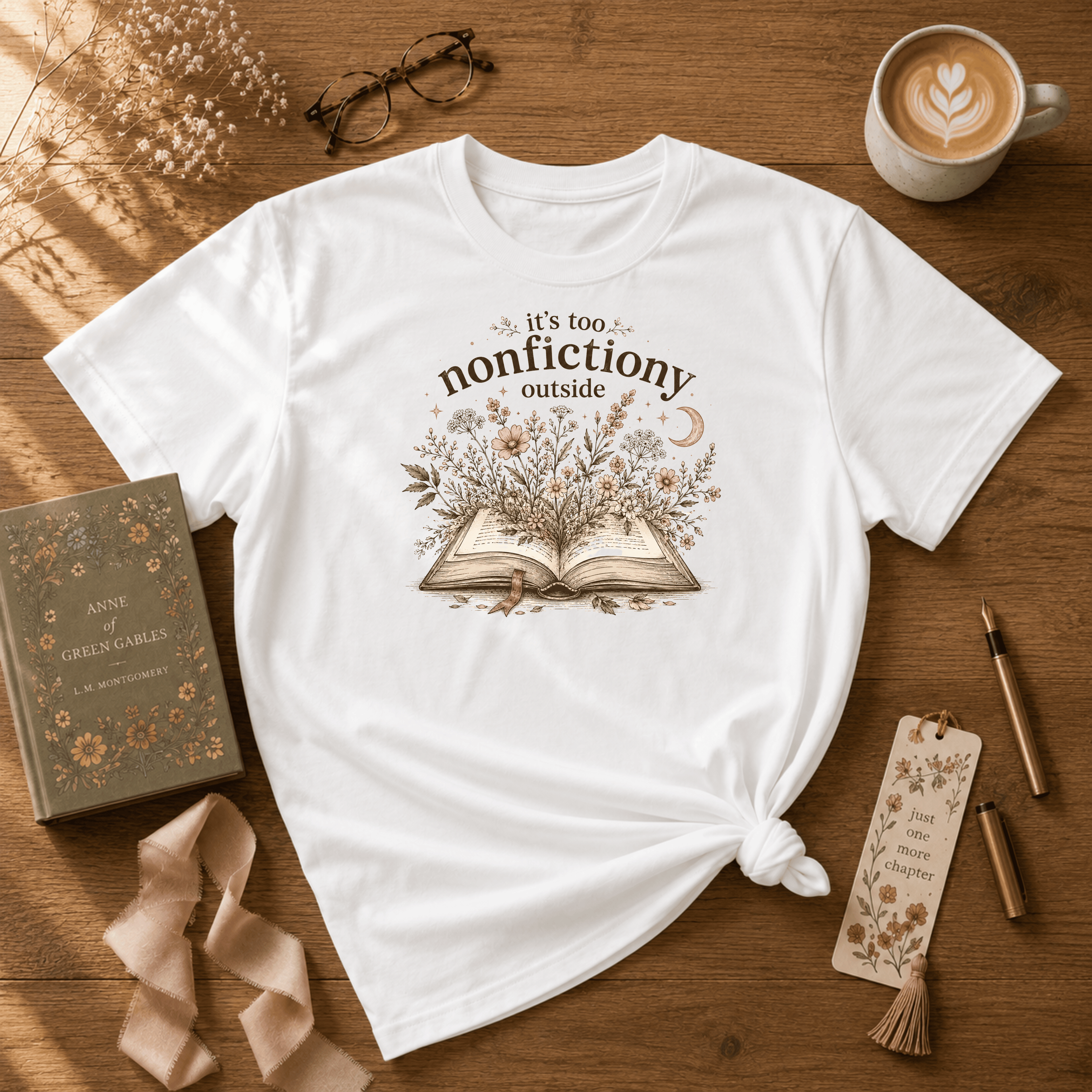 Non Fiction | Book Lover Graphic T-Shirt