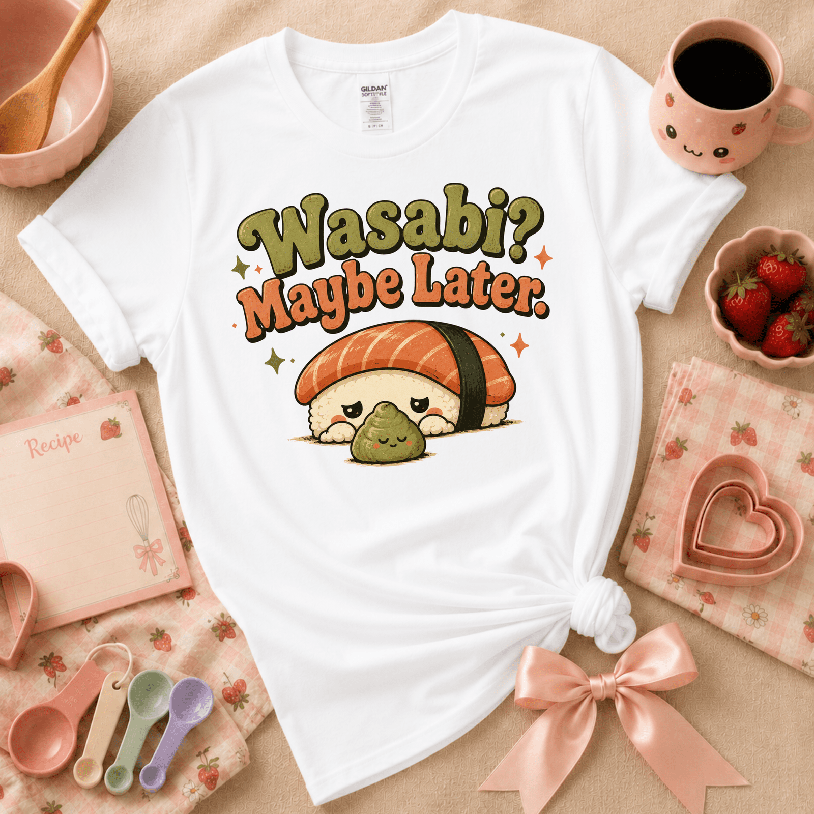 Wasabi? | Cute Food Graphic T-Shirt