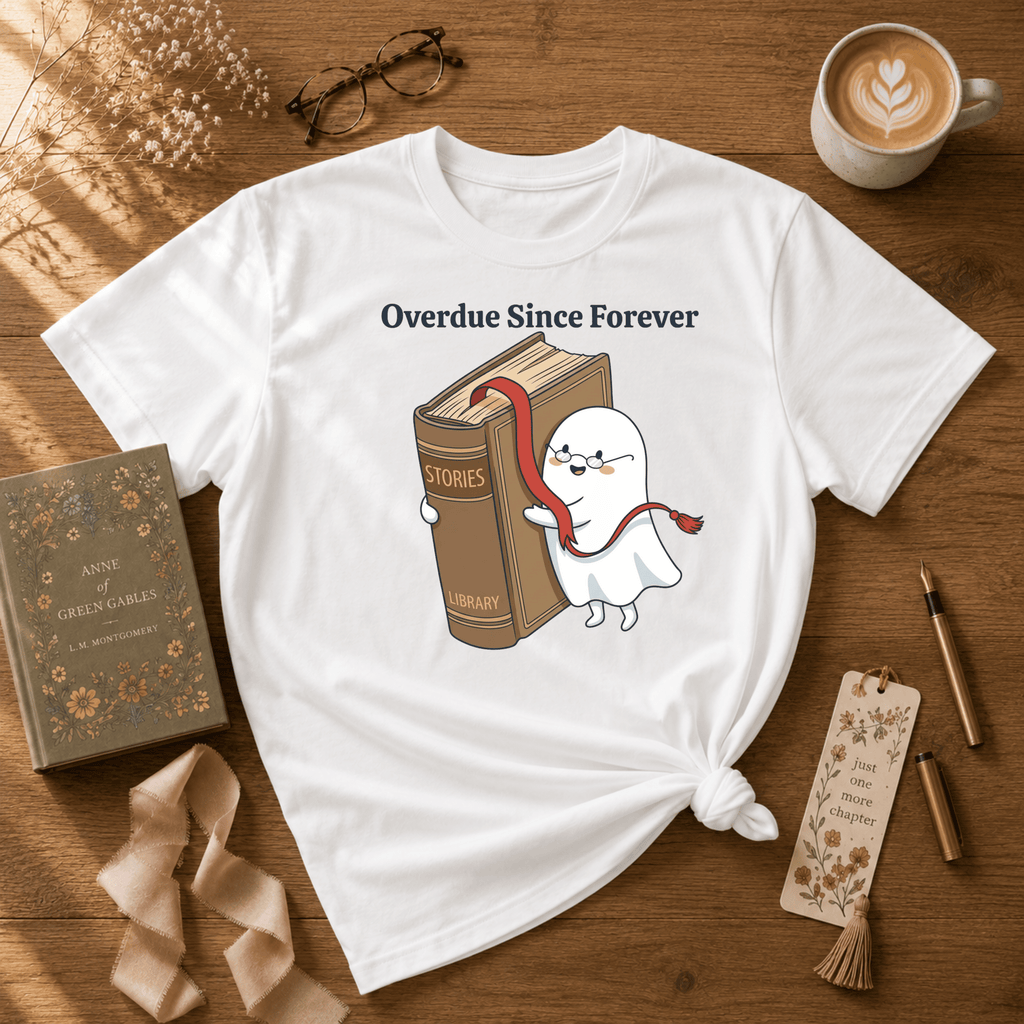 Overdue | Book Lover Graphic T-Shirt