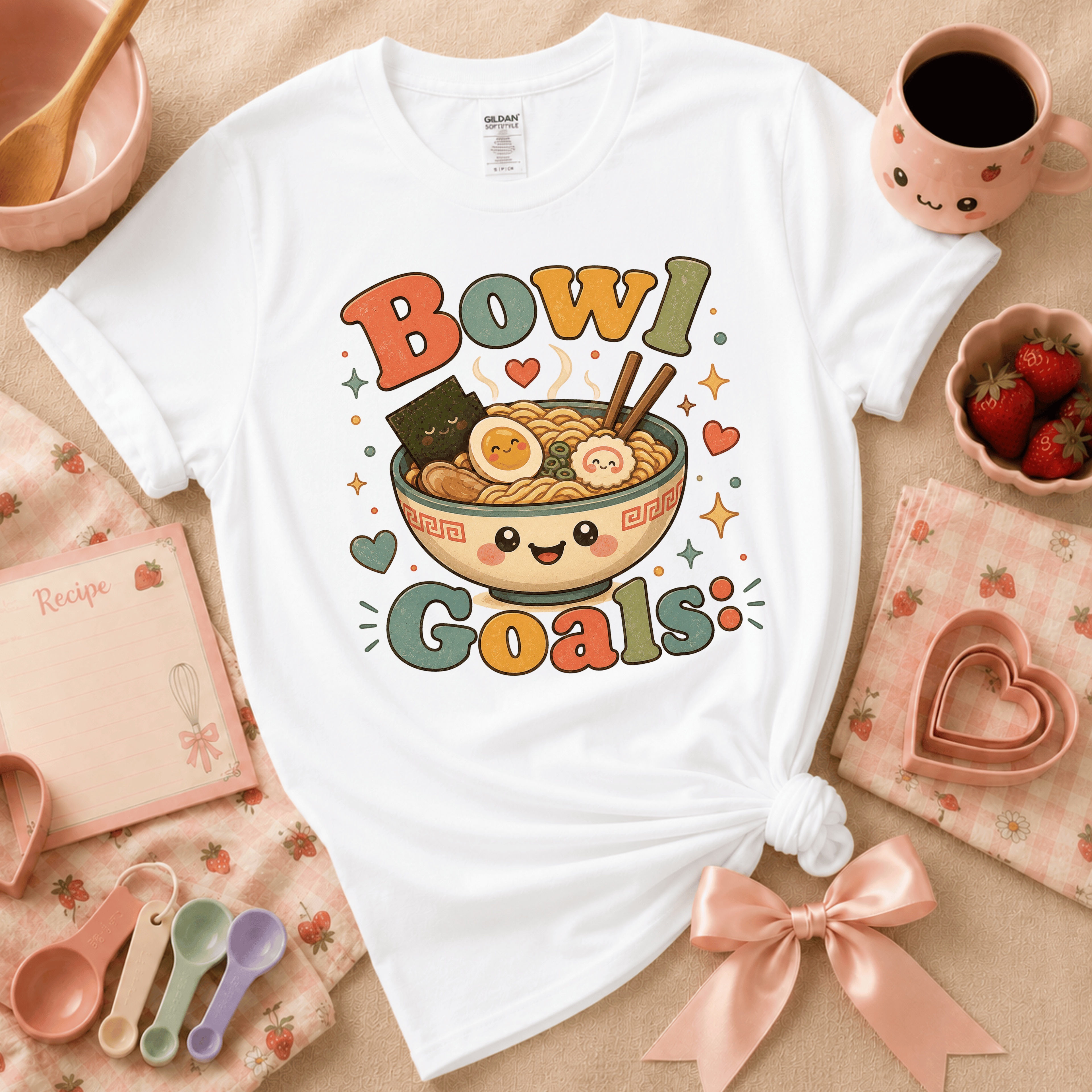 Bowl Goals | Cute Food Graphic T-Shirt