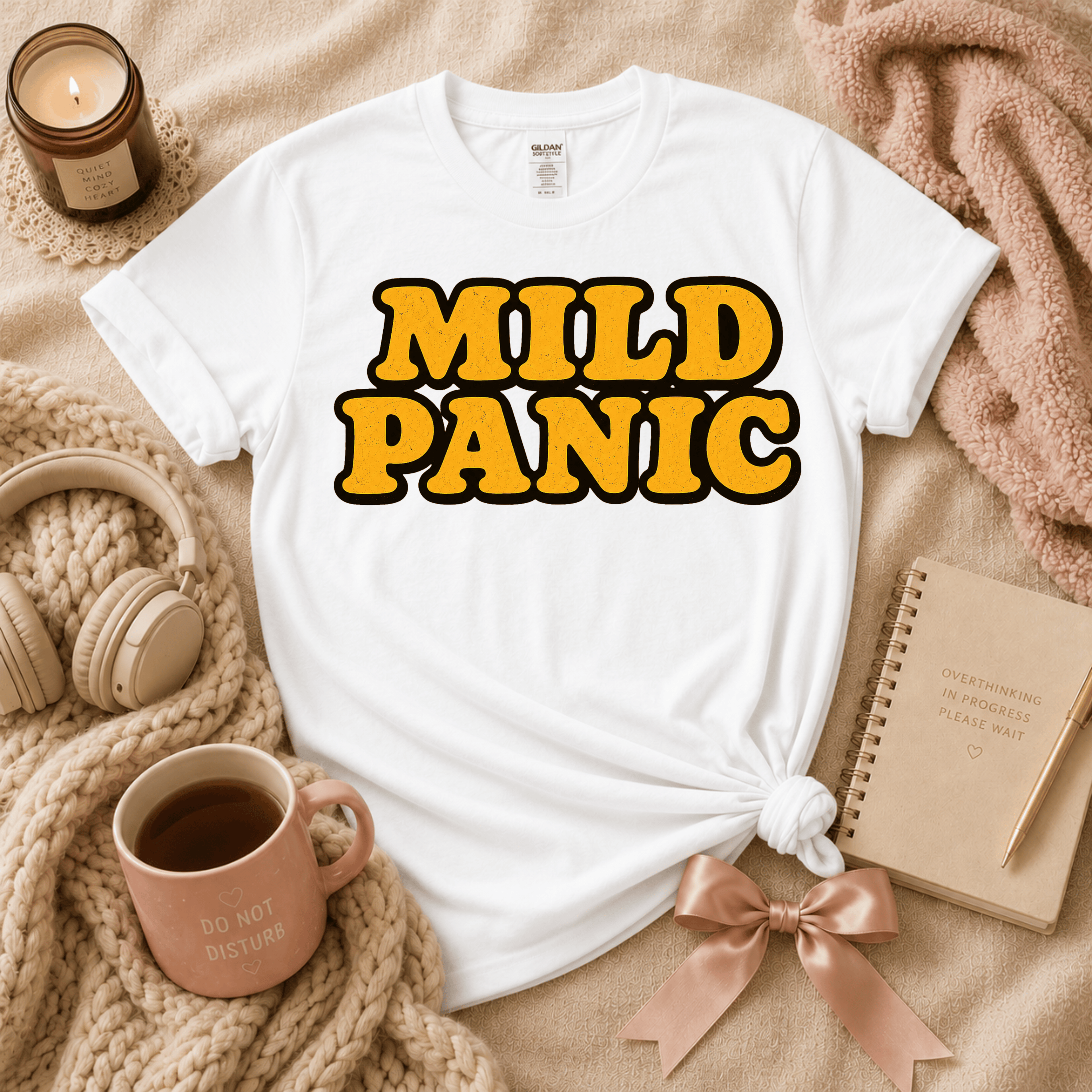 Mild Panic | Funny Introvert Graphic T-Shirt