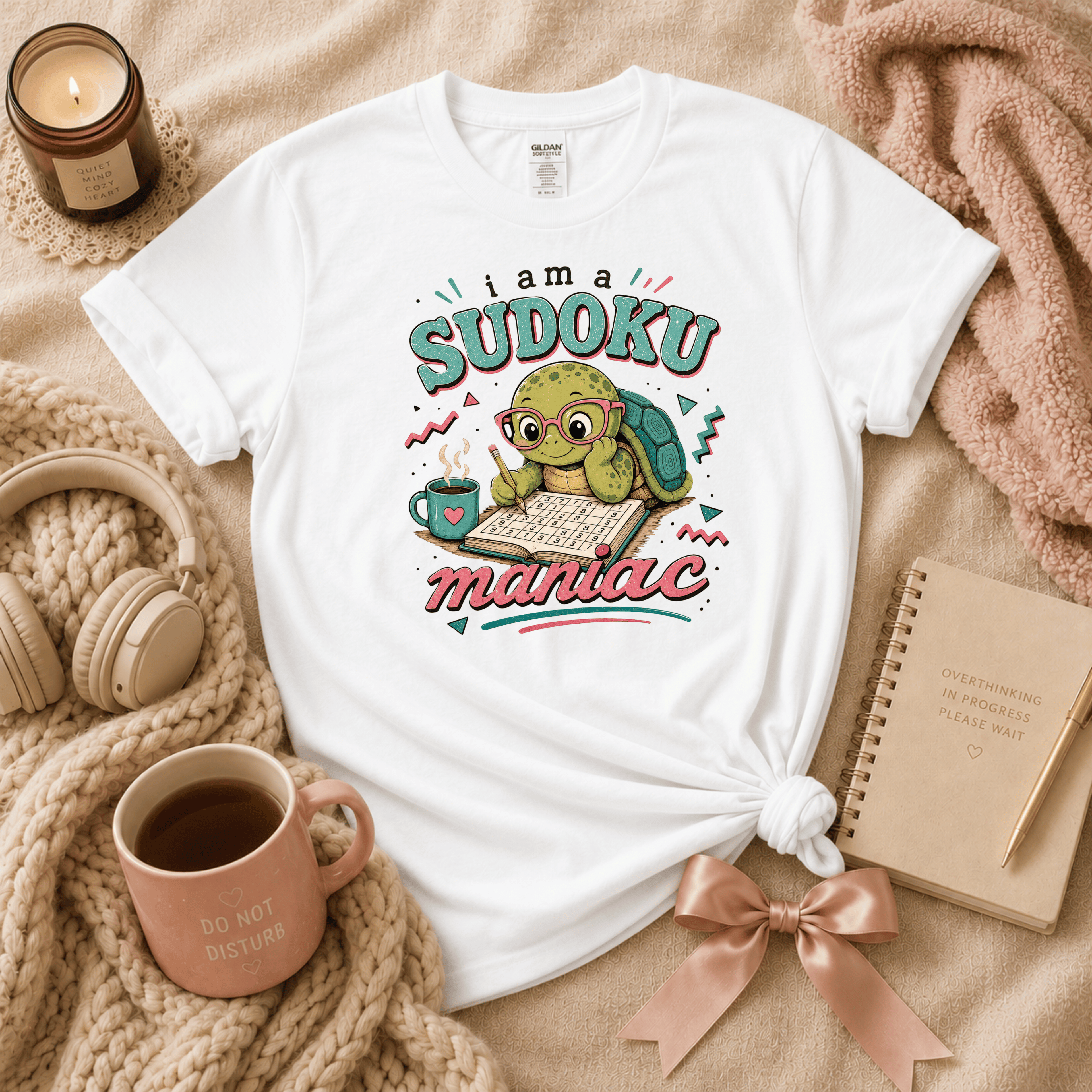 Sudoku Maniac | Funny Introvert Graphic T-Shirt