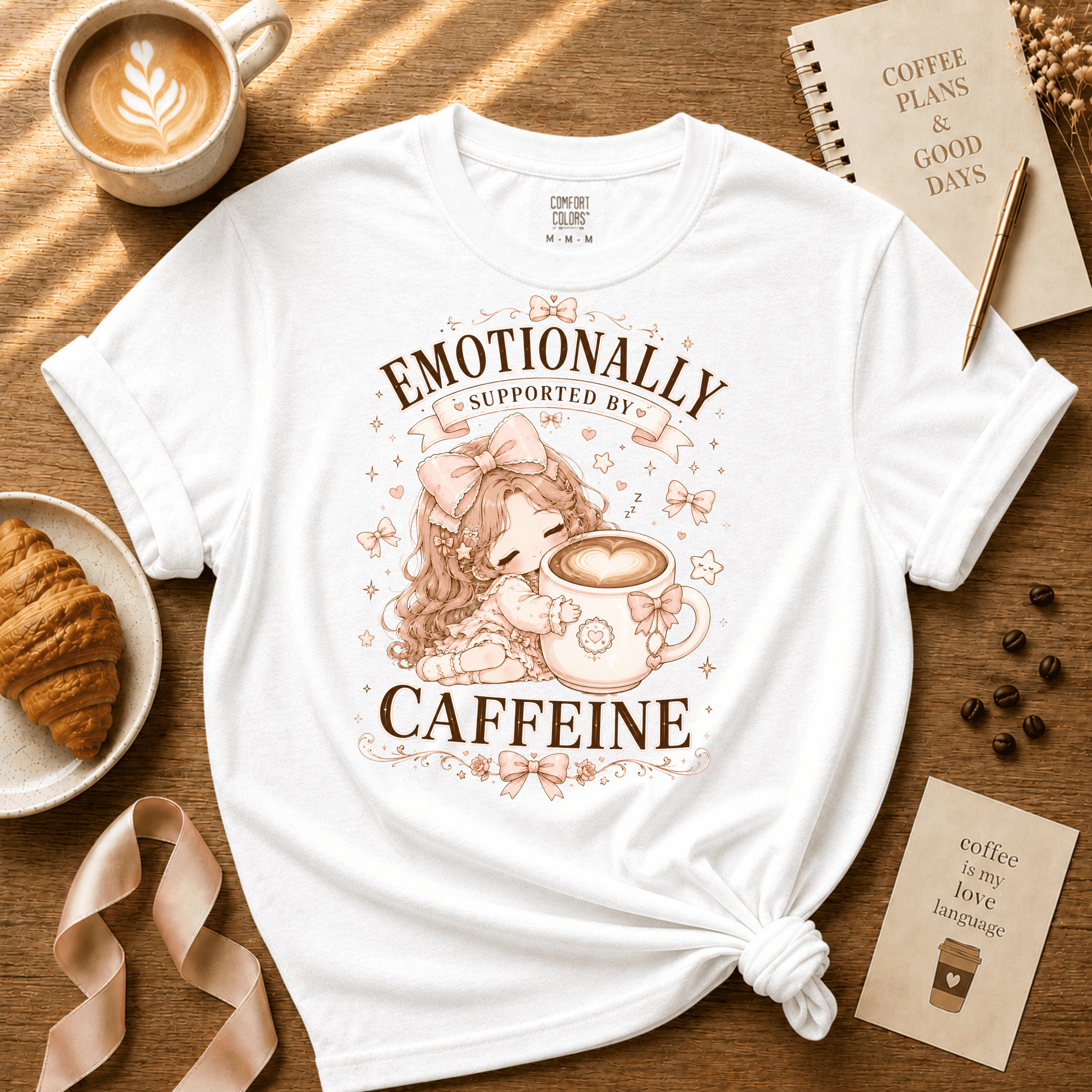 Caffeine | Coffee Lover Graphic T-Shirt