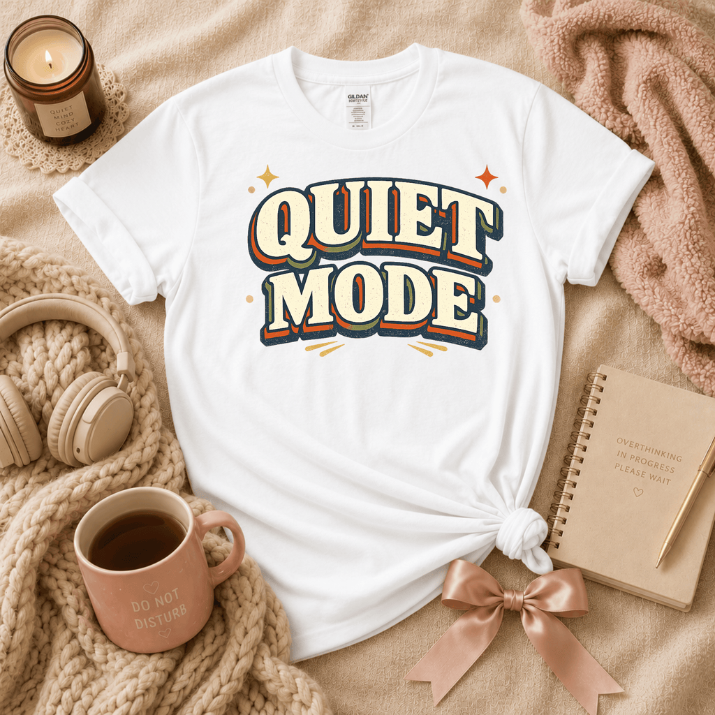 Quiet Mode | Funny Introvert Graphic T-Shirt