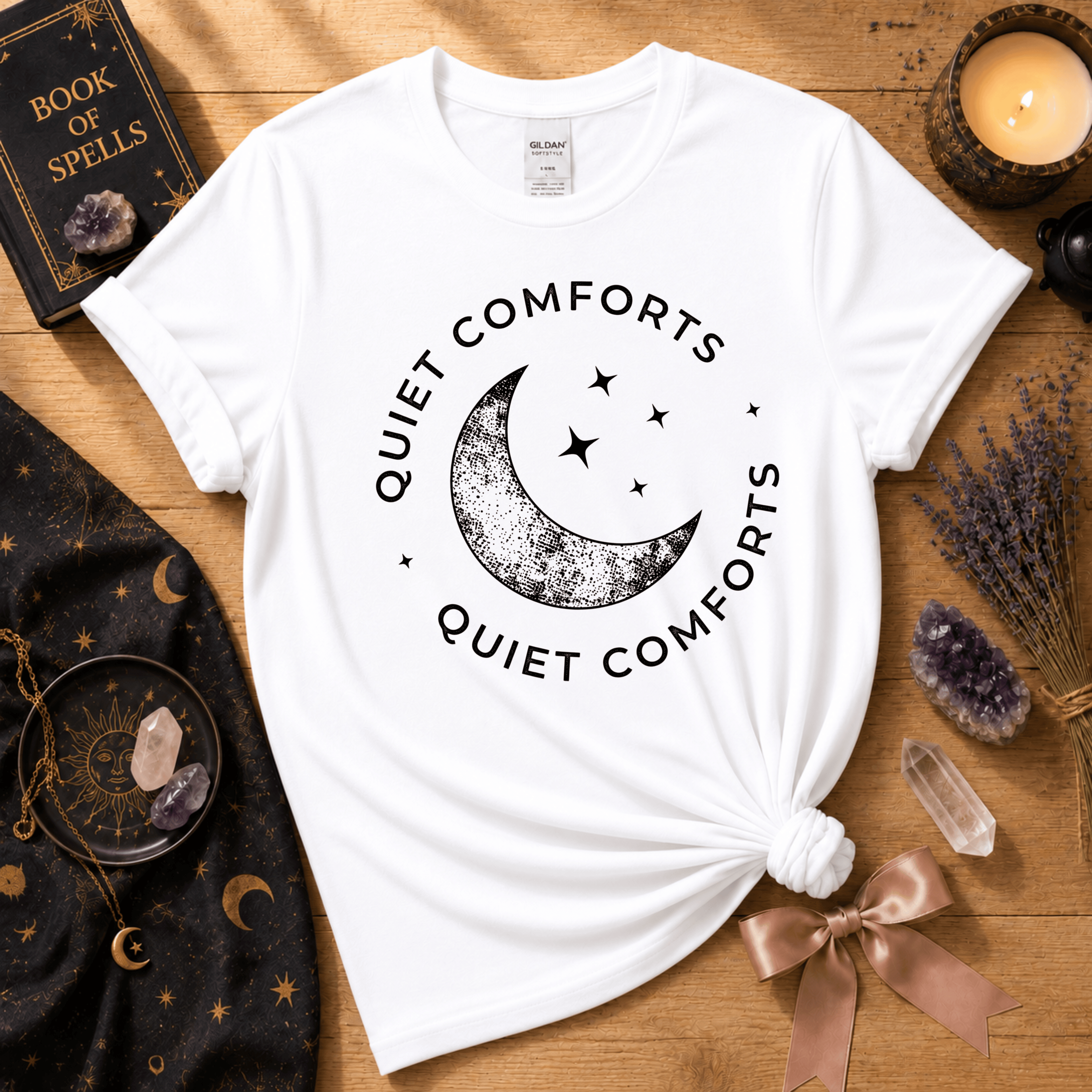 Quiet Comfort | Celestial Graphic T-Shirt