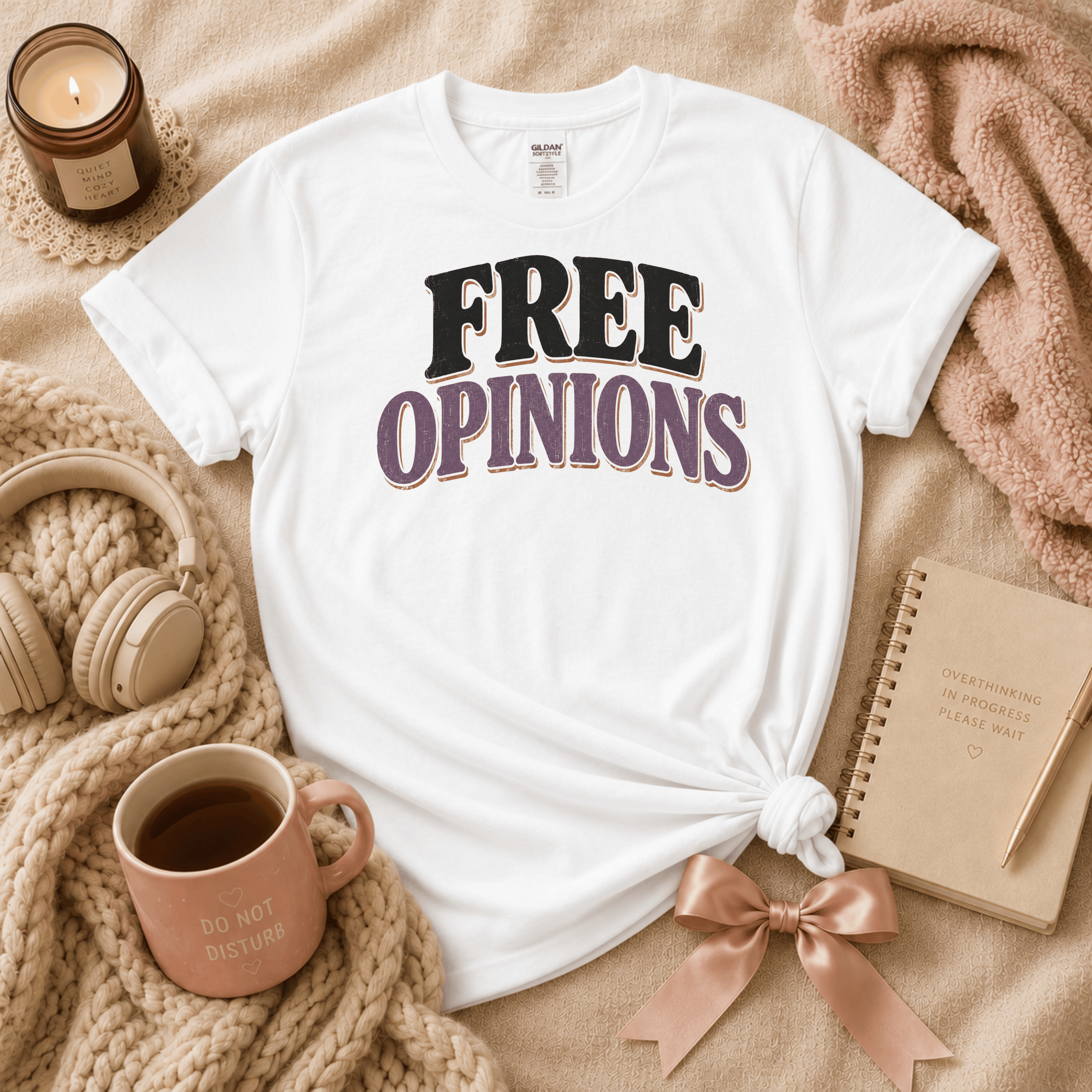 Free Opinions | Funny Introvert Graphic T-Shirt