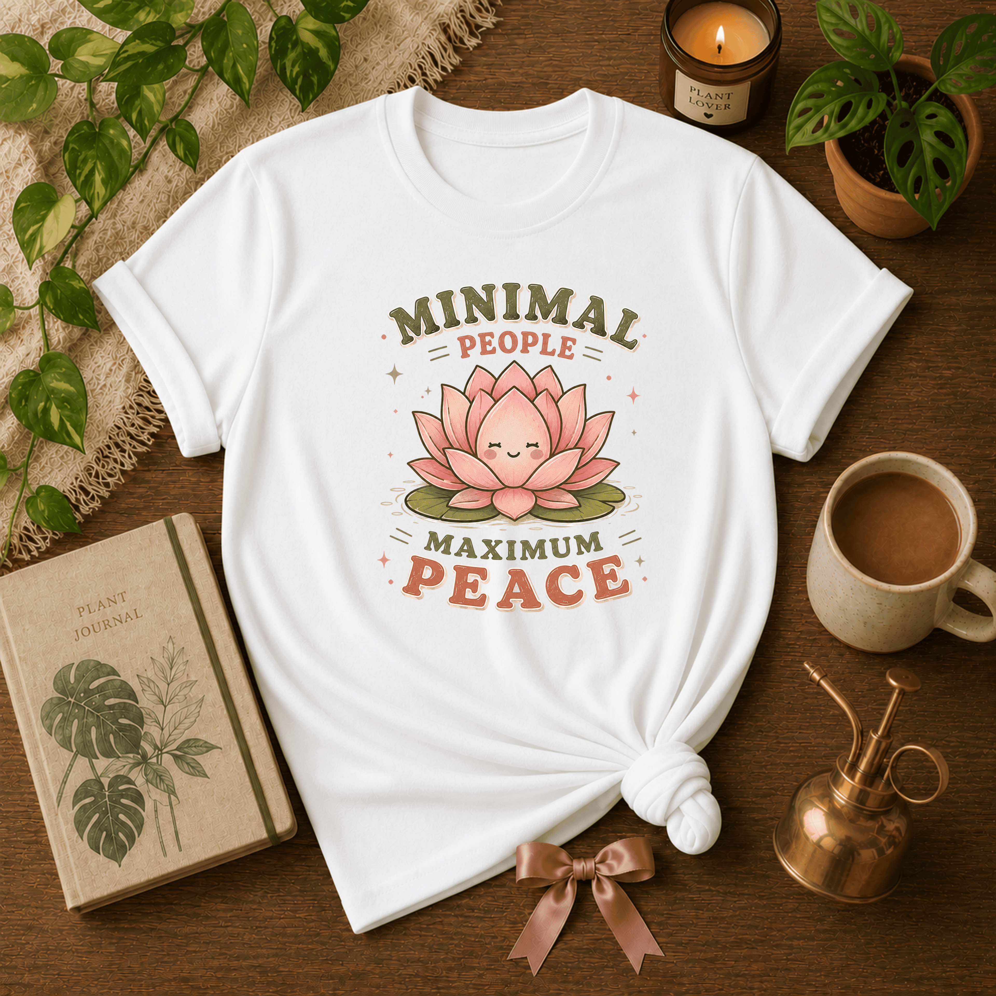 Minimal People | Plant Lover Graphic T-Shirt